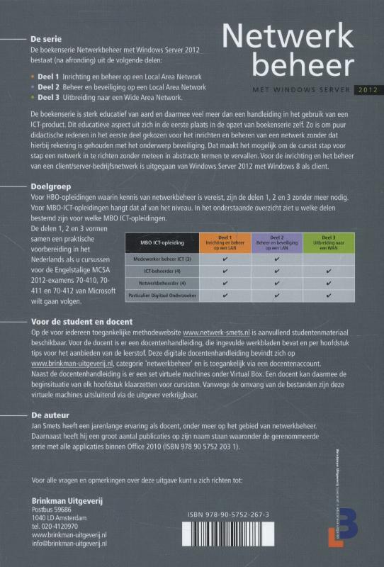 Netwerkbeheer met Windows Server 2012 Deel 3 Uitbreiding naar een WAN achterkant