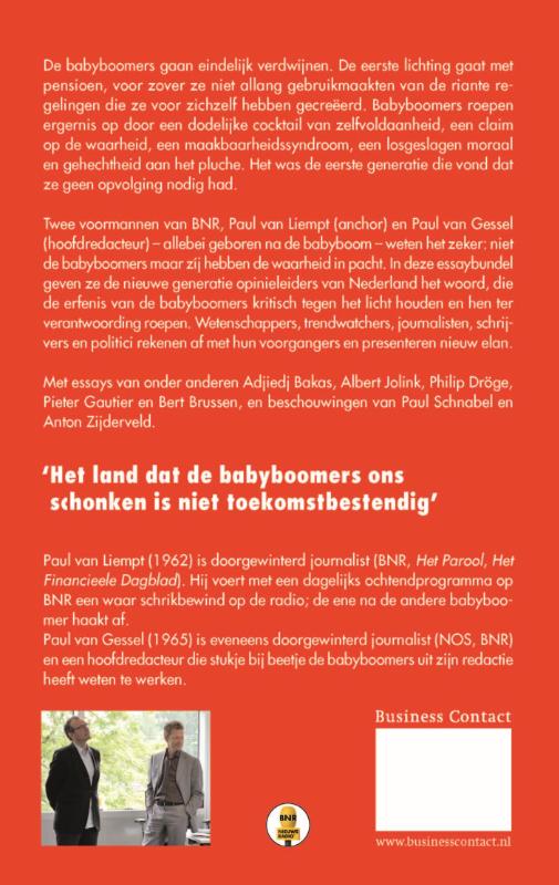 Bye bye babyboomers achterkant