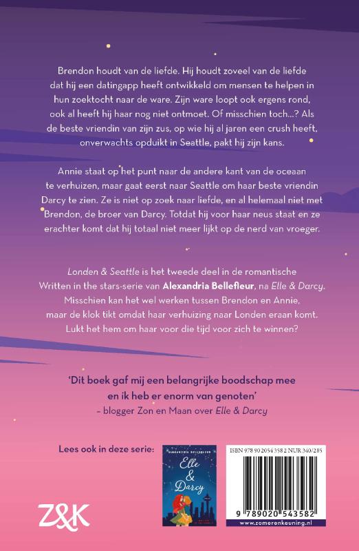 Londen & Seattle / Written in the Stars / 2 achterkant
