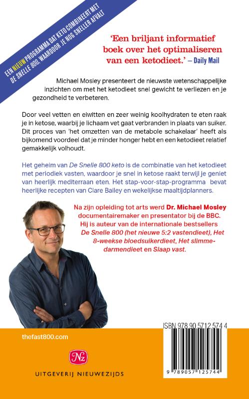 De Snelle 800 keto achterkant