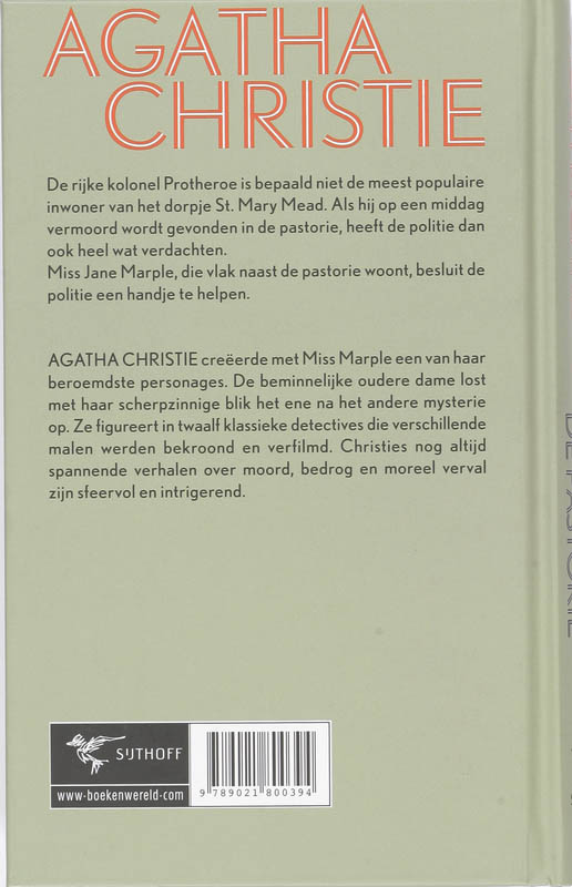 Moord In De Pastorie achterkant