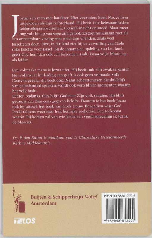 Jozua / De Bijbel open achterkant