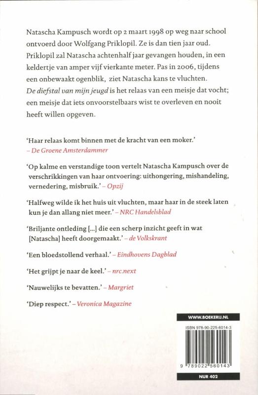 De Diefstal Van Mijn Jeugd achterkant