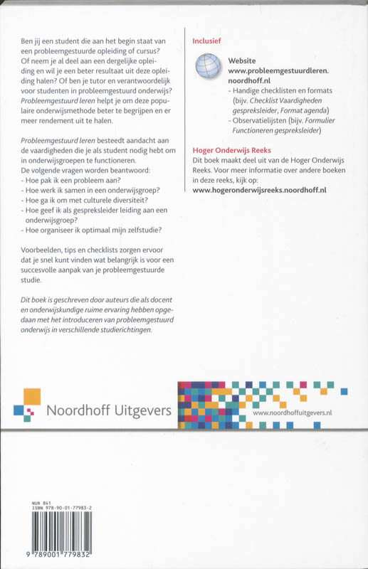 Probleem gestuurd leren achterkant