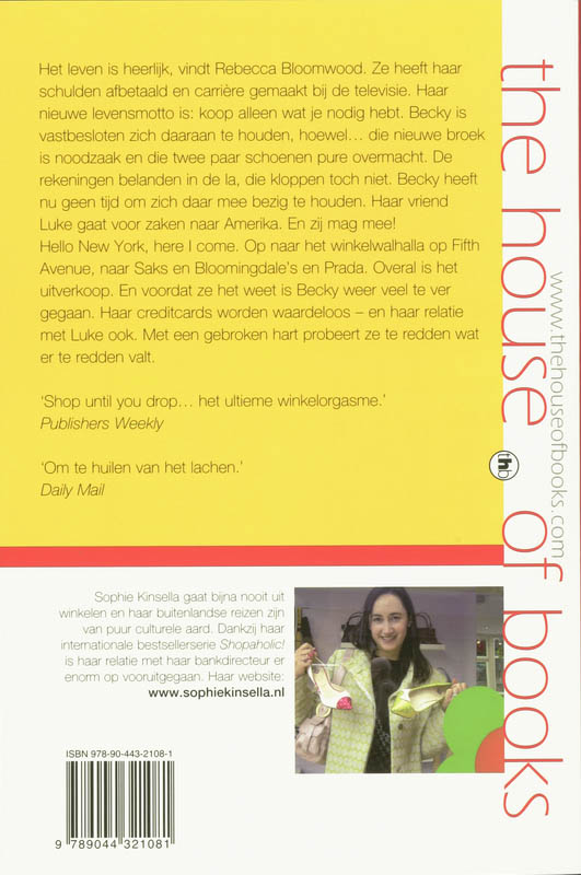 Shopaholic! in alle staten / Shopaholic achterkant