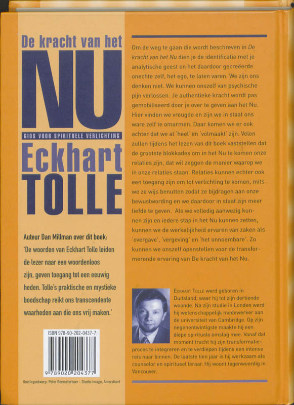 De Kracht Van Het Nu achterkant