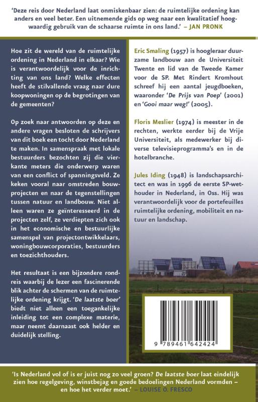 De laatste boer achterkant