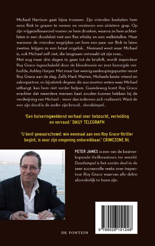 Doodsimpel / Roy Grace / 1 achterkant