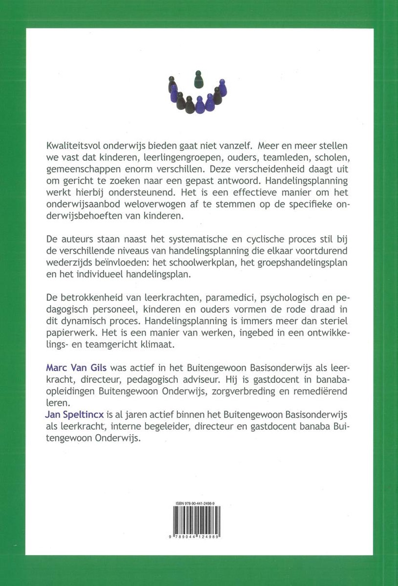 Handelingsplanning in het basisonderwijs