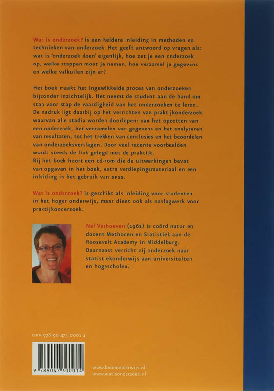 Wat Is Onderzoek? + Cd-Rom achterkant