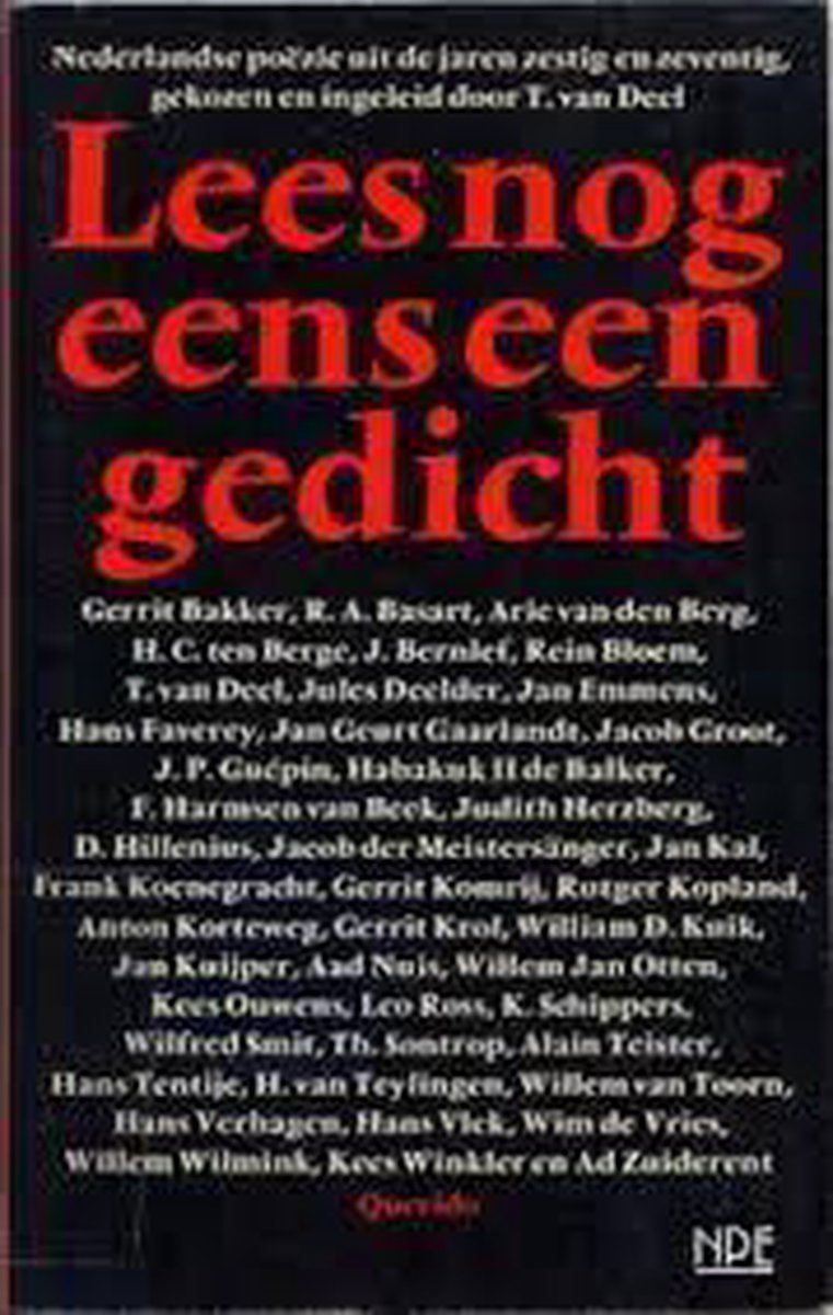 Lees eens een gedicht