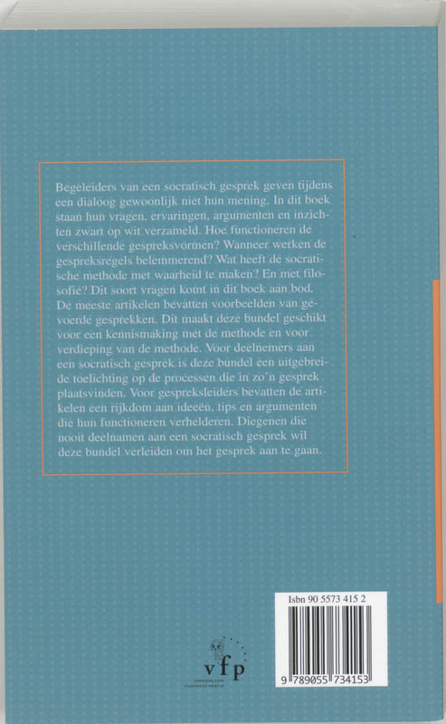 Het socratisch gesprek / Meedenkers / II achterkant