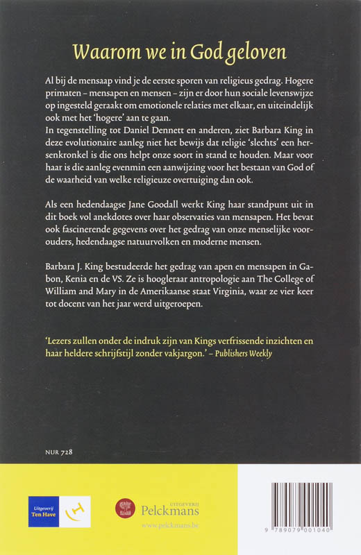 De Spirituele Aap achterkant