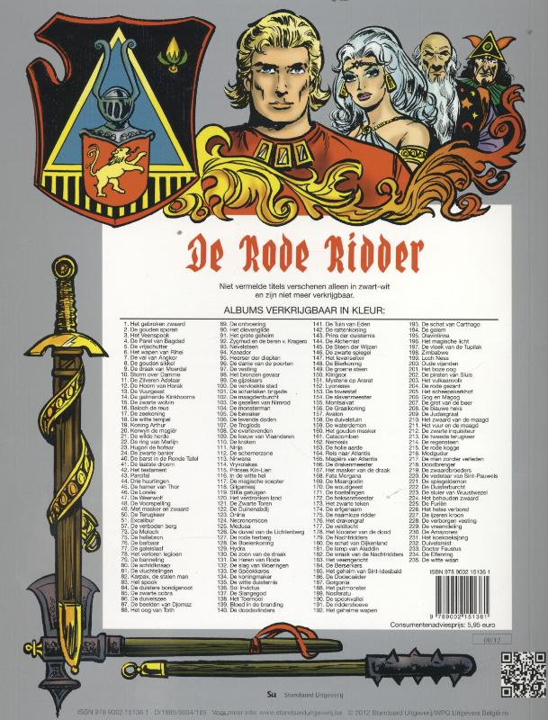 De gijzelaars / De Rode Ridder / 99 achterkant