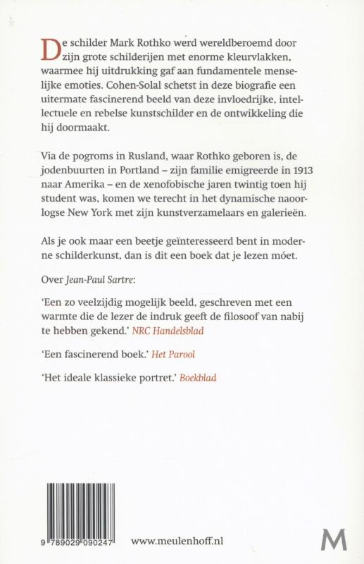 Mark Rothko achterkant